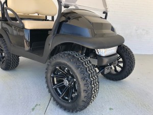 Black Lifted Car Percedent Golf Cart For Sale In SC 03